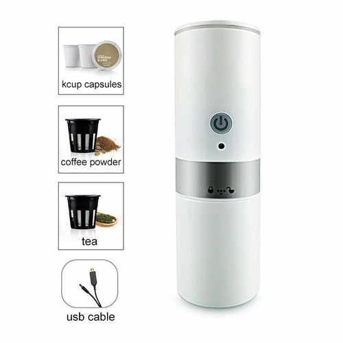 ✅Portable Capsule Coffee Maker — Compact Travel Espresso Machine |  SabbaVie™