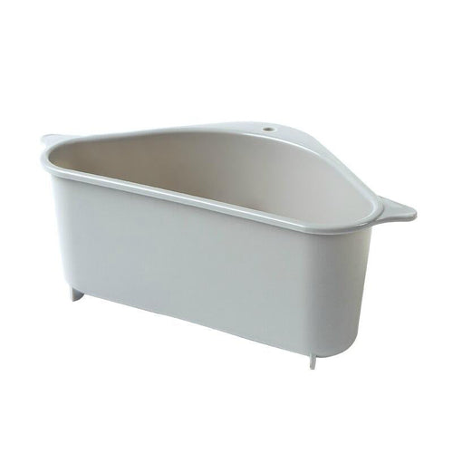 Multi-Function Triangle Sink Storage Rack – Kitchen Drain Basket & Sponge Holder (Sold by SabbaVie™)
