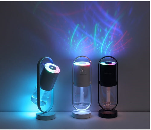 Magic Shadow USB Air Humidifier with LED Night Light – Silent Aroma Diffuser (Sold by SabbaVie™)