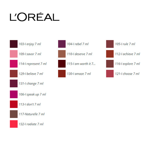 SabbaVie™ Luxe Rouge Matte Lip Ink – Long-Lasting Liquid Lipstick by L’Oréal (7ml)