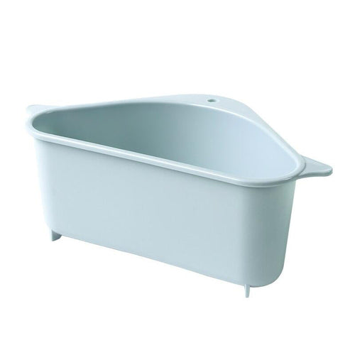 Multi-Function Triangle Sink Storage Rack – Kitchen Drain Basket & Sponge Holder (Sold by SabbaVie™)