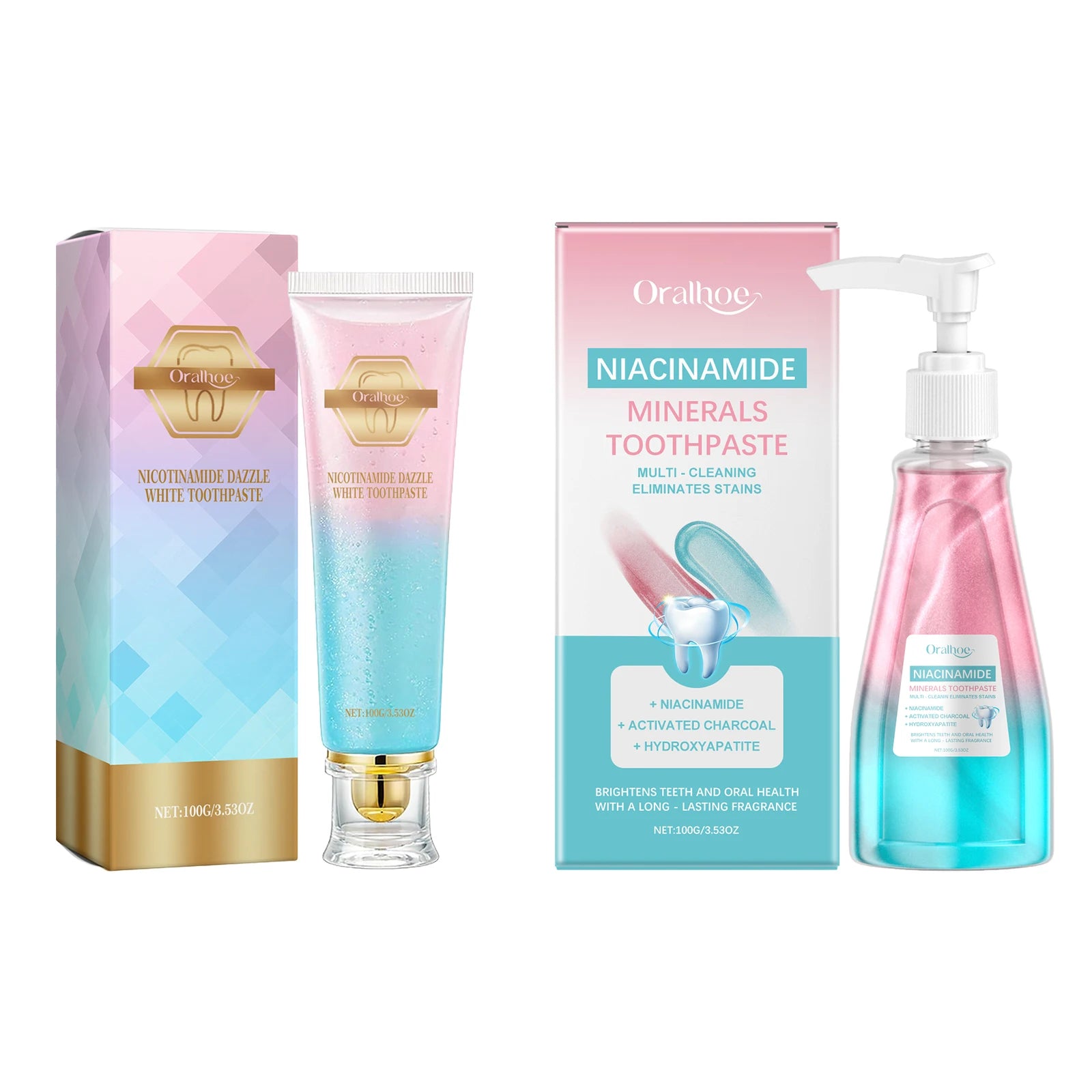 Teeth Whitening & Fresh Breath Toothpaste | Removes Stains, Whitens, and Protects Oral Hygiene (Sold by SabbaVie™)