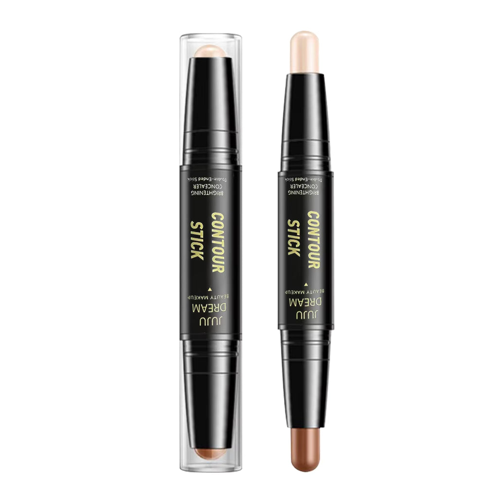 SabbaVie™ Dual‑Ended Contour Stick — Cream Bronzer & Highlight
