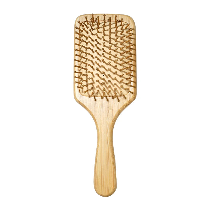 🪵 SabbaVie™ Natural Bamboo Hair Comb Collection — Anti-Static Massage & Detangling Brush Set