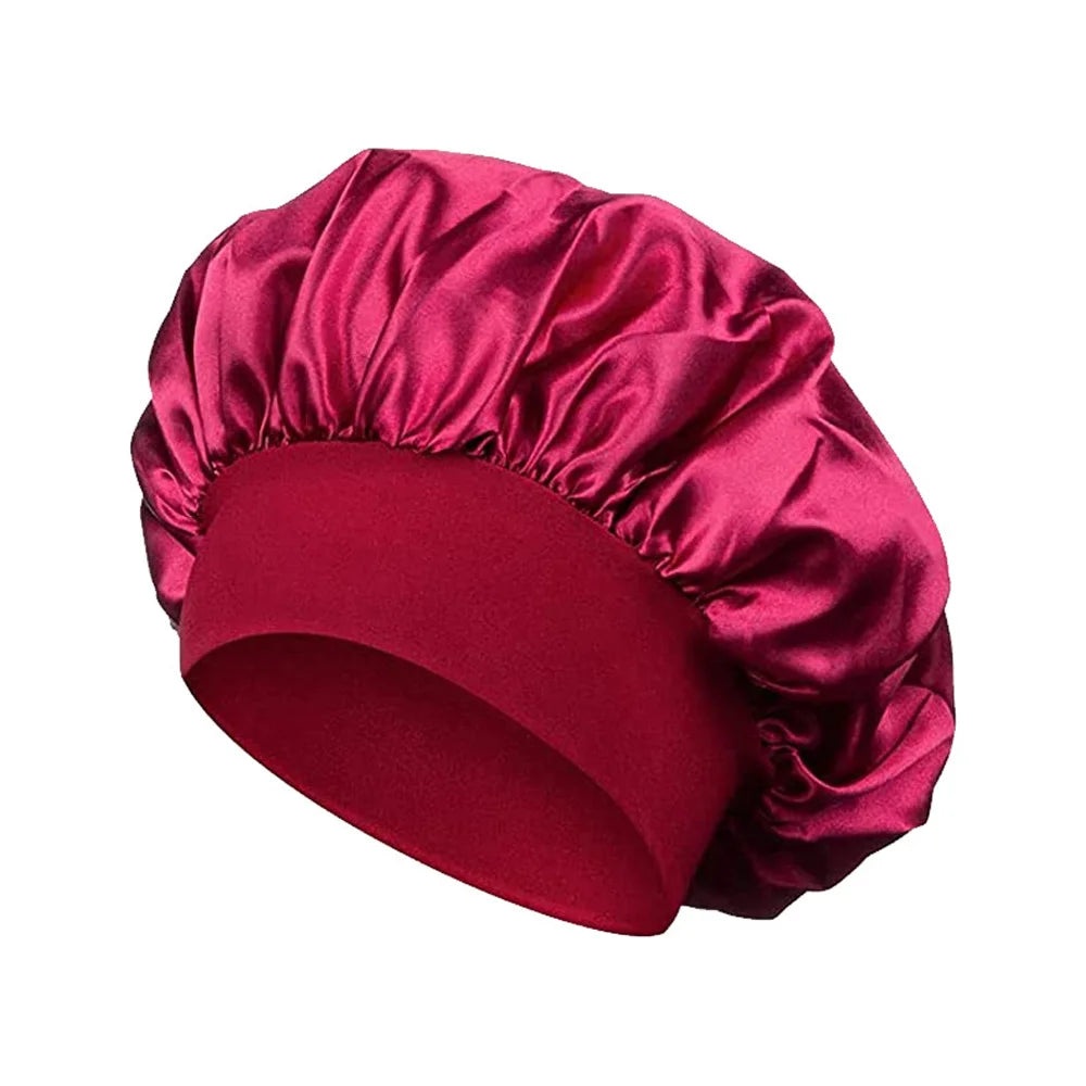 🎀 SabbaVie™ Satin Night Hair Cap — Protect Hair While You Sleep