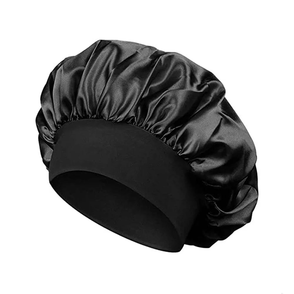 🎀 SabbaVie™ Satin Night Hair Cap — Protect Hair While You Sleep