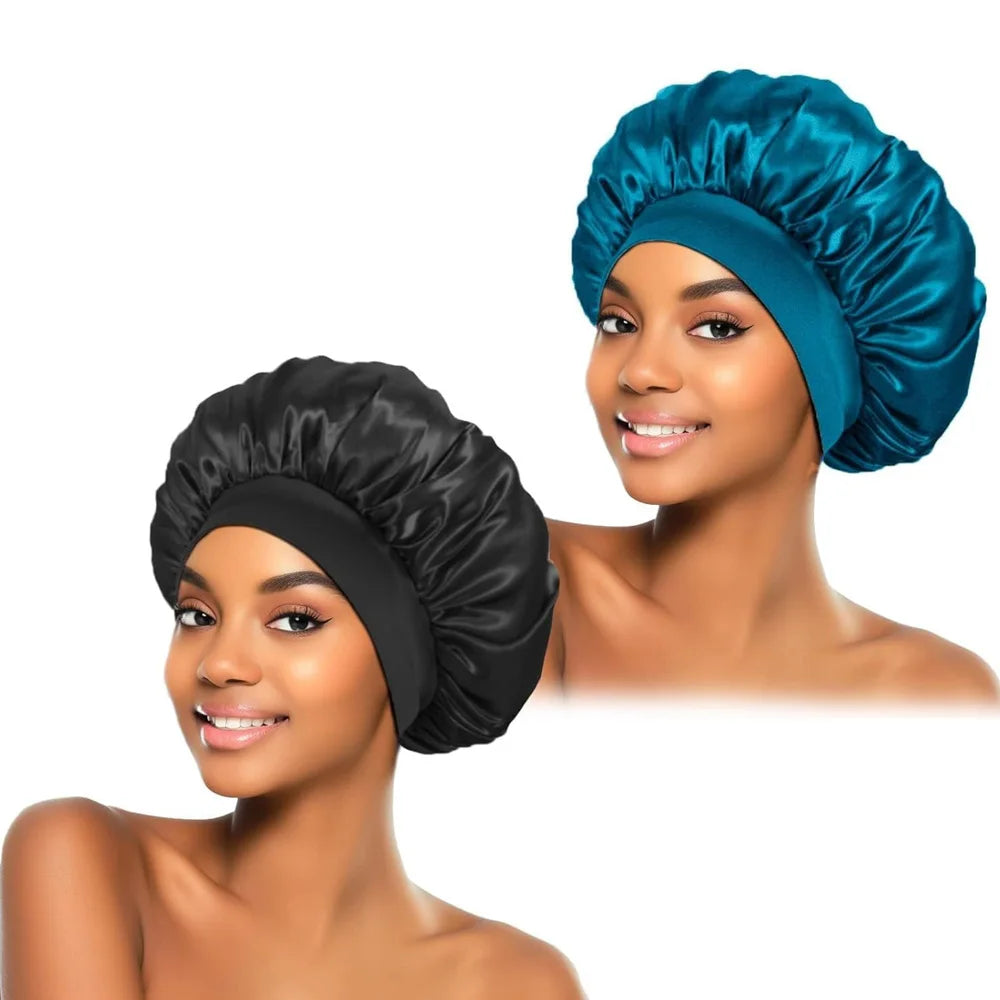 🎀 SabbaVie™ Satin Night Hair Cap — Protect Hair While You Sleep