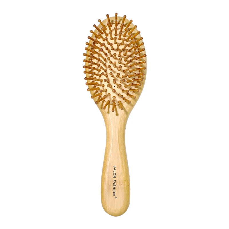 🪵 SabbaVie™ Natural Bamboo Hair Comb Collection — Anti-Static Massage & Detangling Brush Set