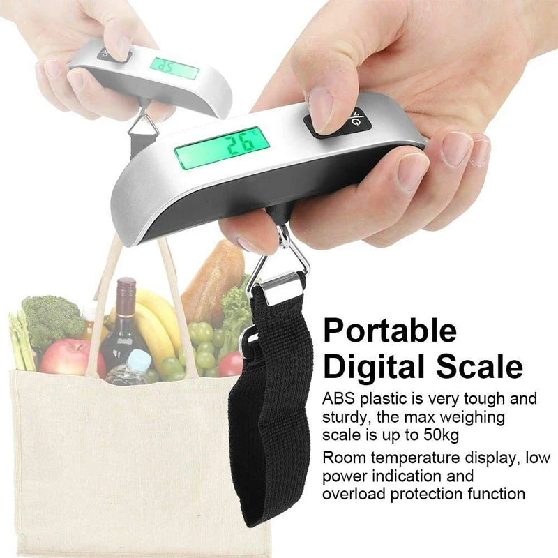 ⚖️ 🔟 SabbaVie™ Digital Luggage Scale — Portable Travel Weight Checker