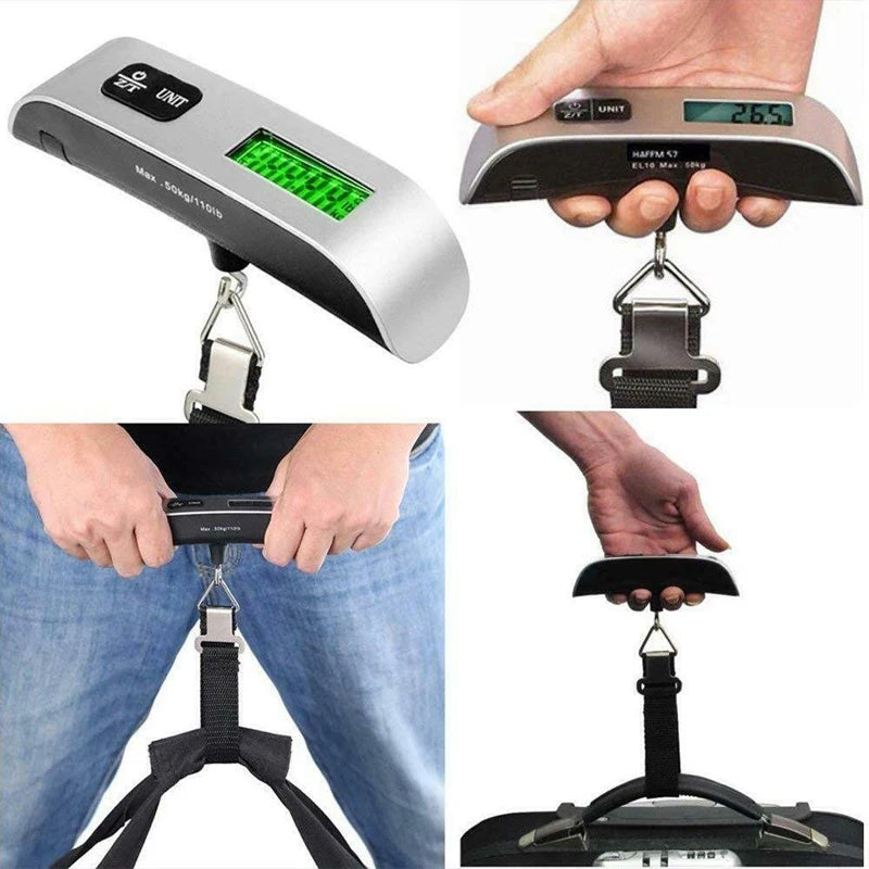 ⚖️ 🔟 SabbaVie™ Digital Luggage Scale — Portable Travel Weight Checker
