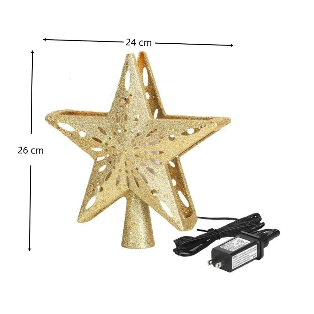 SabbaVie™ LED Snowflake & Star Curtain Lights – Basic & 6 Modes