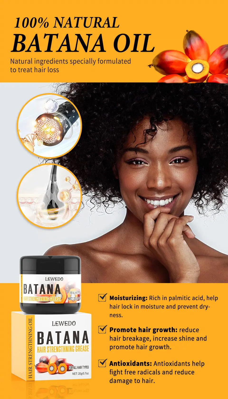 🌴 SabbaVie™ Batana Hair Care System — Complete 100% Natural Growth & Repair Collection