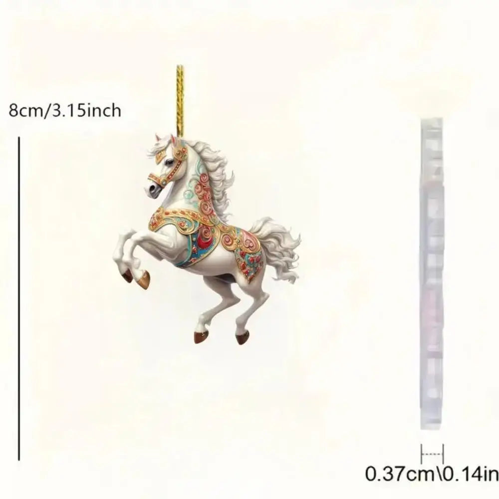 SabbaVie™ Christmas Cat Pendant Ornaments – Funny 2D Acrylic Hanging Décor