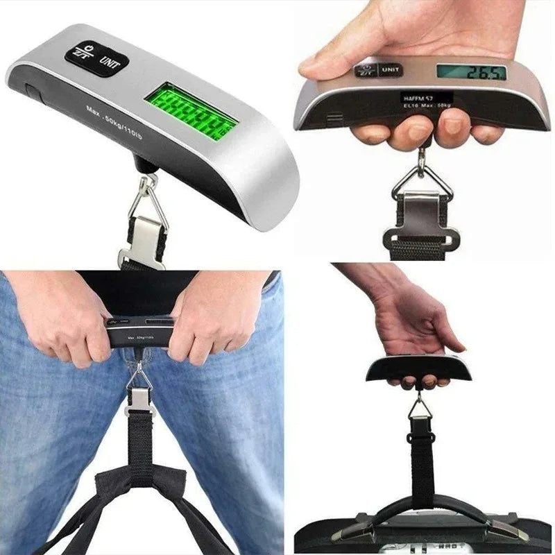 ⚖️ 🔟 SabbaVie™ Digital Luggage Scale — Portable Travel Weight Checker