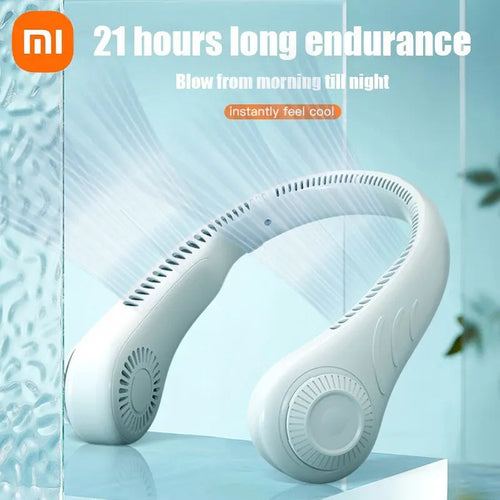 Xiaomi Portable 360° Cooling Neck Fan – Bladeless Air Conditioner Wearable (Sold by SabbaVie™)