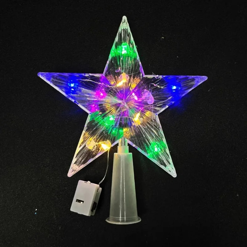 SabbaVie™ LED Mini Christmas Star Light – 15cm Holiday Table Decor