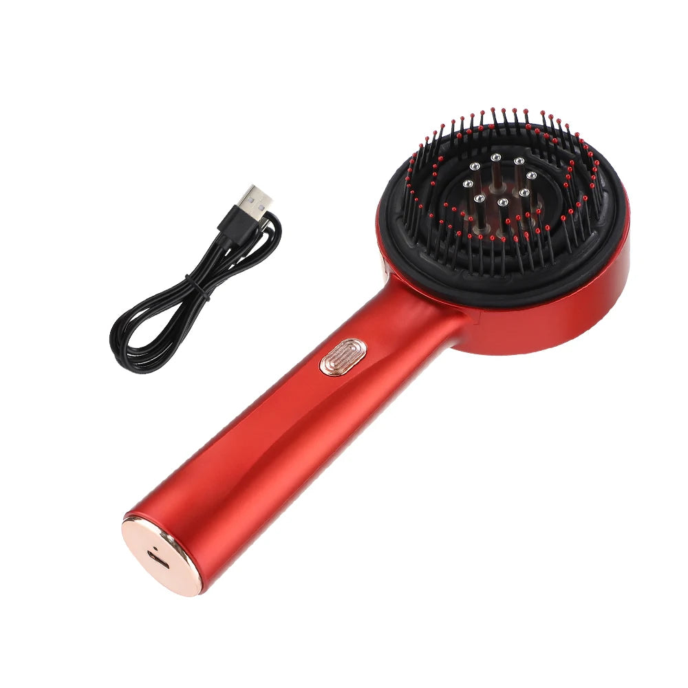 💆‍♀️ 3️⃣ SabbaVie™ Electric Hair & Scalp Massage Comb — Vibrating Infrared Comb
