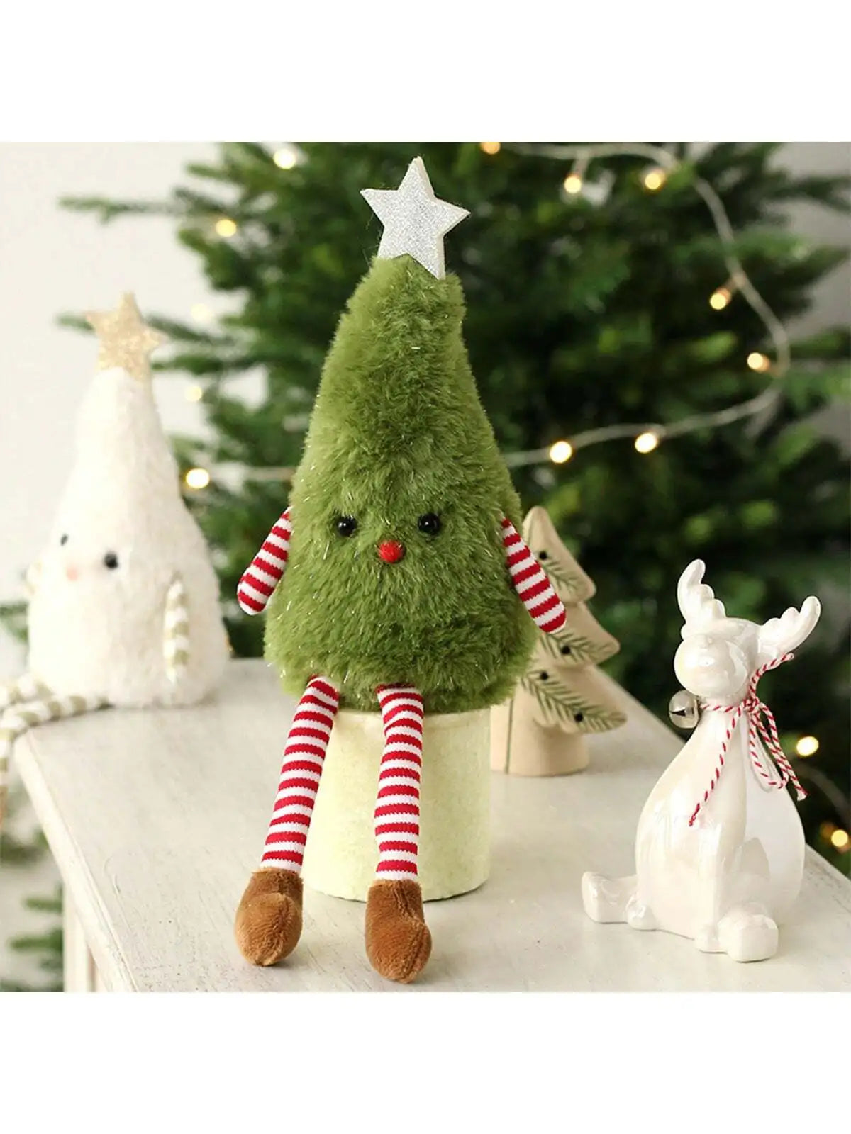 SabbaVie™ Cute Plush Christmas Tree & Snowman Dolls – Festive Home & Party Decoration 2026