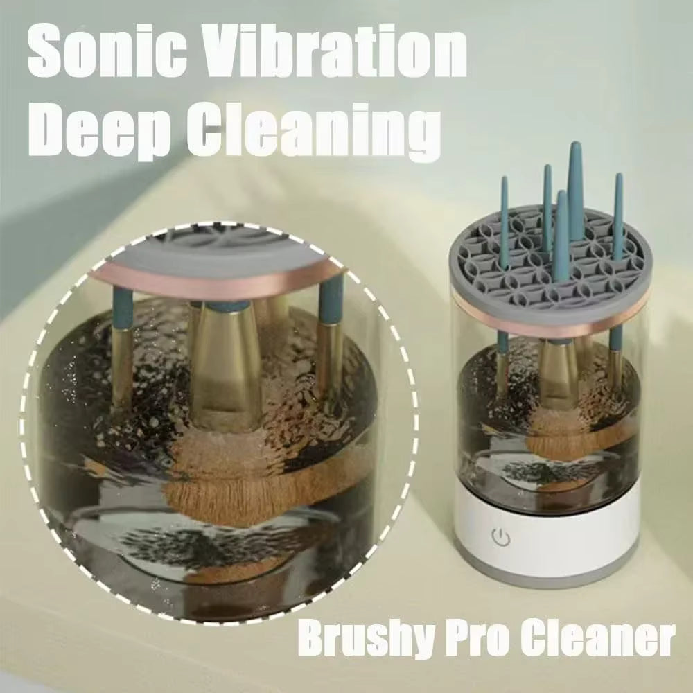 SabbaVie™ Automatic Electric Brush Cleaner — Pro Stand