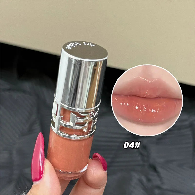 Luxury Glittering Mirror Lip Glaze – Shimmer Hydrating Lip Gloss (6 Colors) | Sold by SabbaVie™