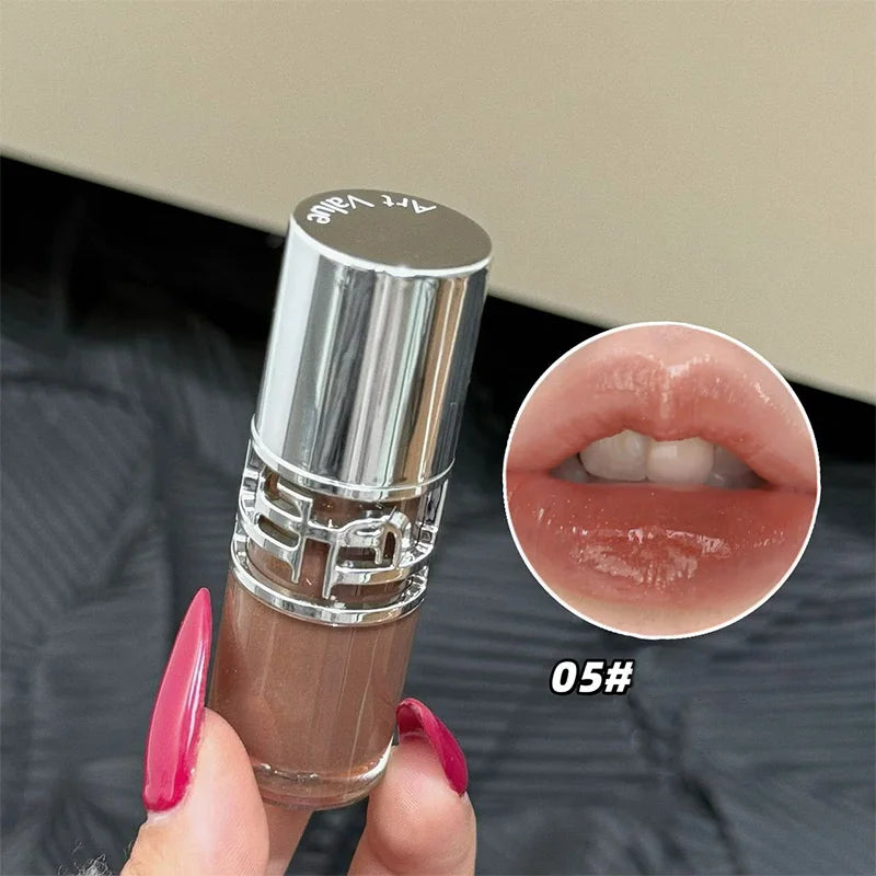 Luxury Glittering Mirror Lip Glaze – Shimmer Hydrating Lip Gloss (6 Colors) | Sold by SabbaVie™