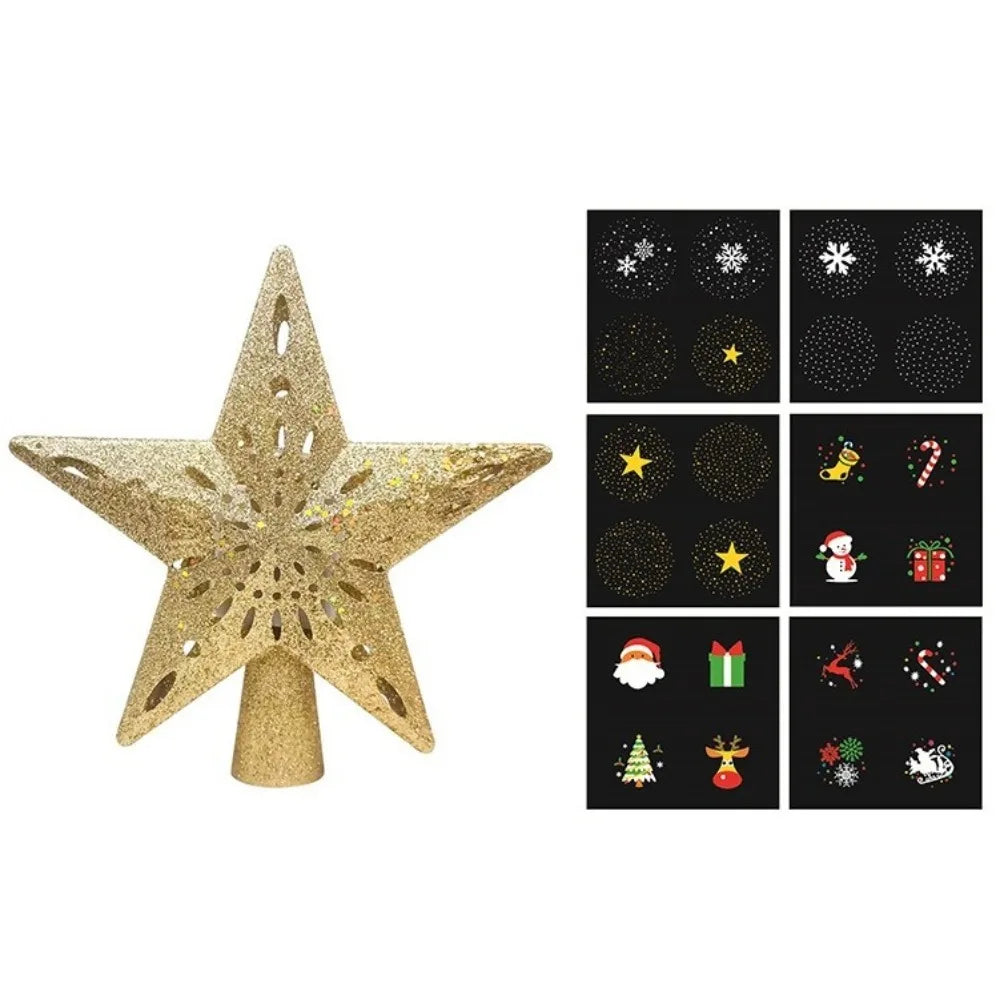 SabbaVie™ LED Snowflake & Star Curtain Lights – Basic & 6 Modes