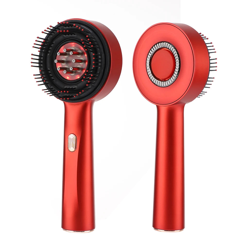 💆‍♀️ 3️⃣ SabbaVie™ Electric Hair & Scalp Massage Comb — Vibrating Infrared Comb
