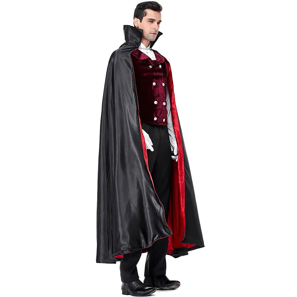SabbaVie™ Vampire Halloween Costume – Classic Gothic Cape Set