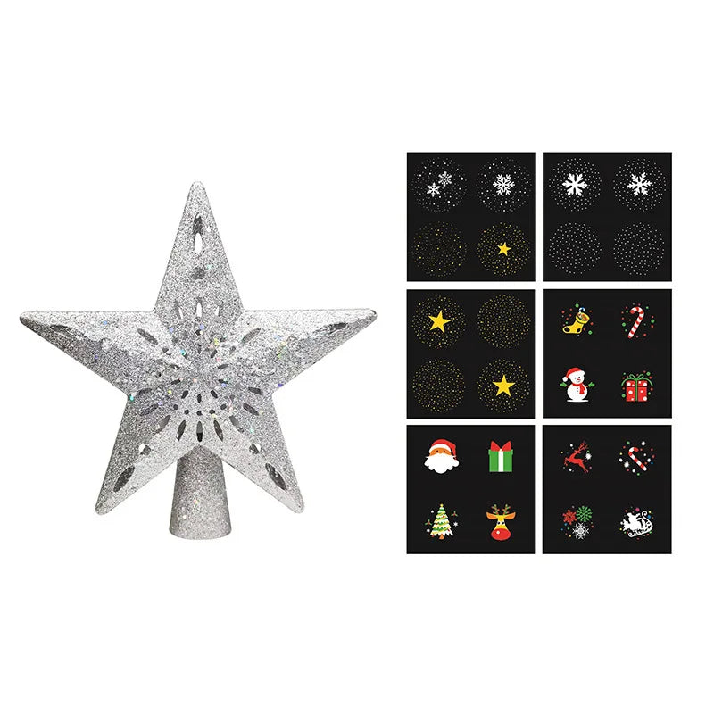 SabbaVie™ LED Snowflake & Star Curtain Lights – Basic & 6 Modes