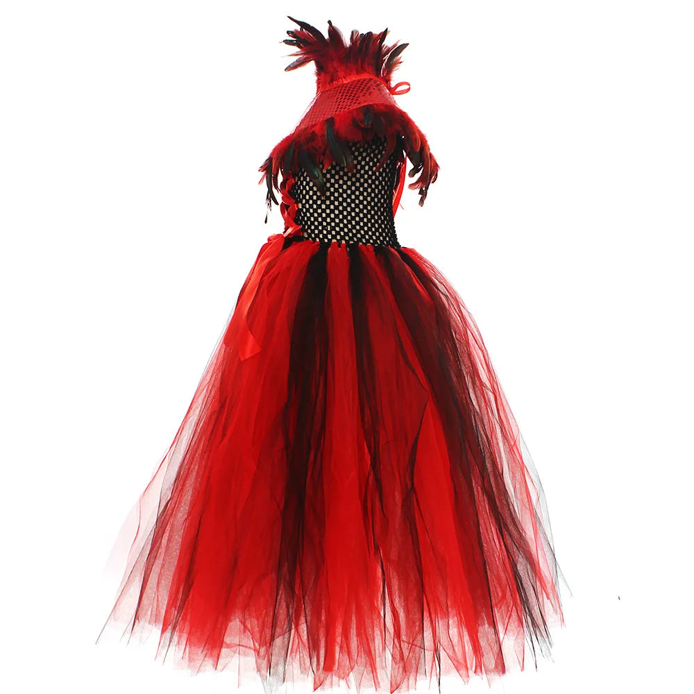 SabbaVie™ Vampire Queen Dress – Gothic Halloween Outfit