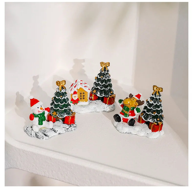 SabbaVie™ Festive Nordic Christmas Gnome Figurines – Holiday Table & Home Decorations