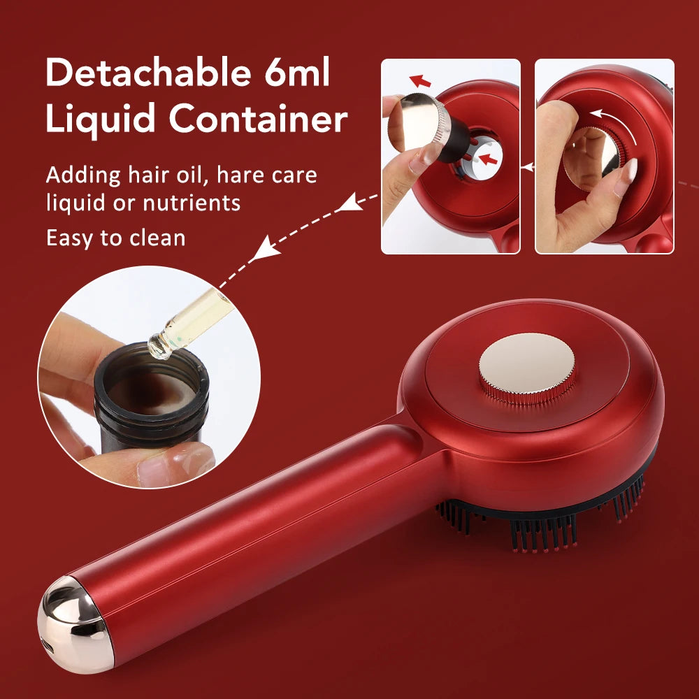 💆‍♀️ 3️⃣ SabbaVie™ Electric Hair & Scalp Massage Comb — Vibrating Infrared Comb