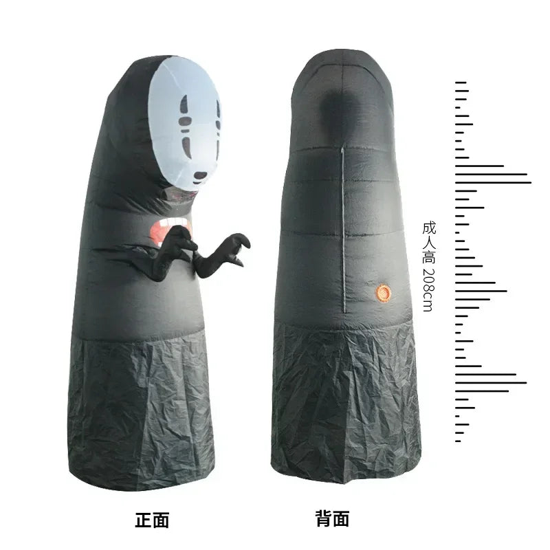 SabbaVie™ Inflatable Ghost Costume – Spooky Blow-Up Halloween Suit