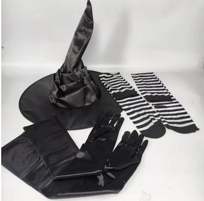 SabbaVie™ Halloween Witch Hat Costume – Classic Spooky Look