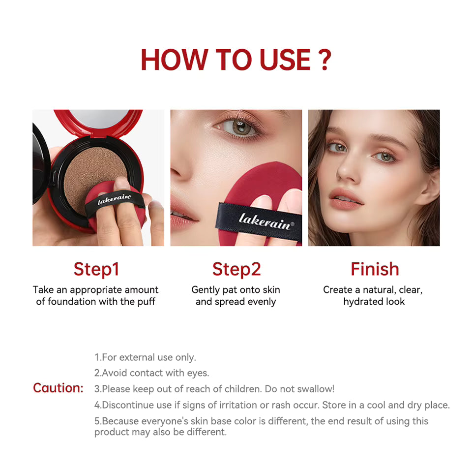 SabbaVie™ Sunscreen Cushion Foundation — SPF Glow Base