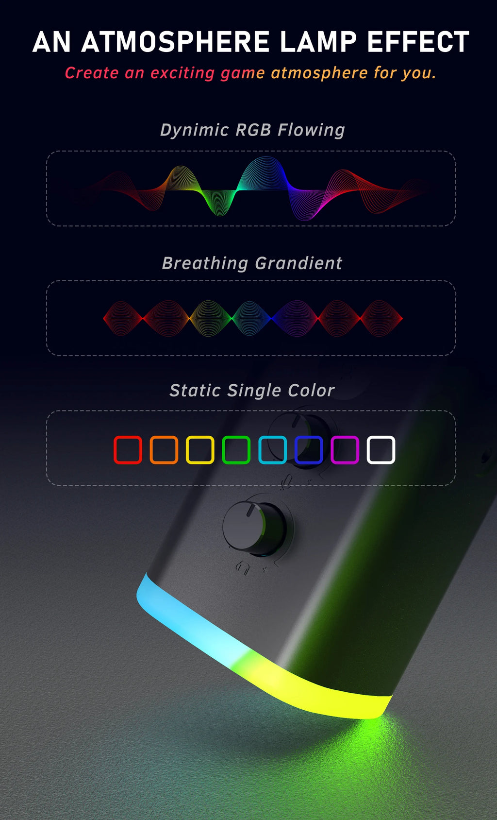 FIFINE™ Portable RGB Gaming Microphone with Noise Reduction & USB Plug-and-Play Dock (Sold by SabbaVie™)