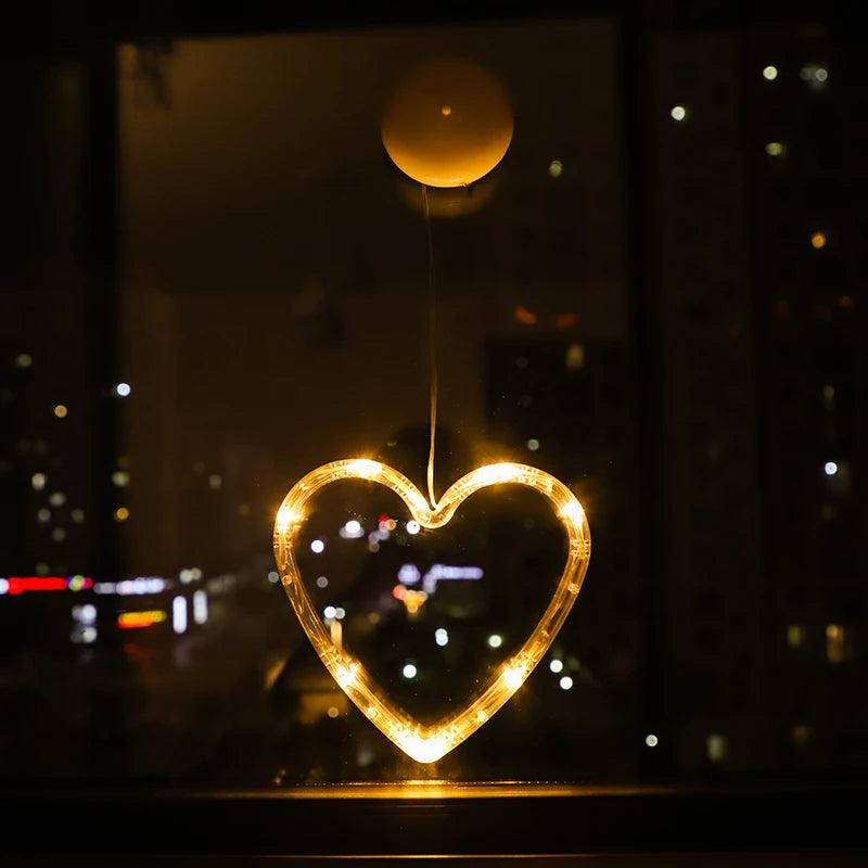 SabbaVie™ LED Hanging Christmas Lights – Angel, Santa, Snowman & More