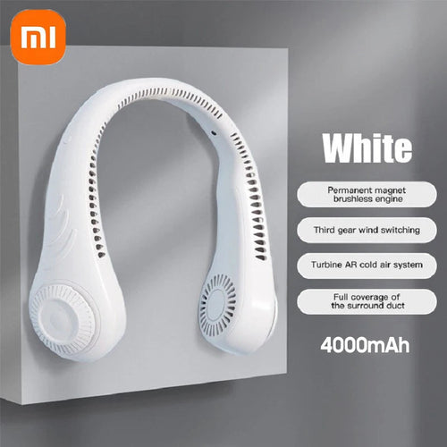 Xiaomi Portable 360° Cooling Neck Fan – Bladeless Air Conditioner Wearable (Sold by SabbaVie™)