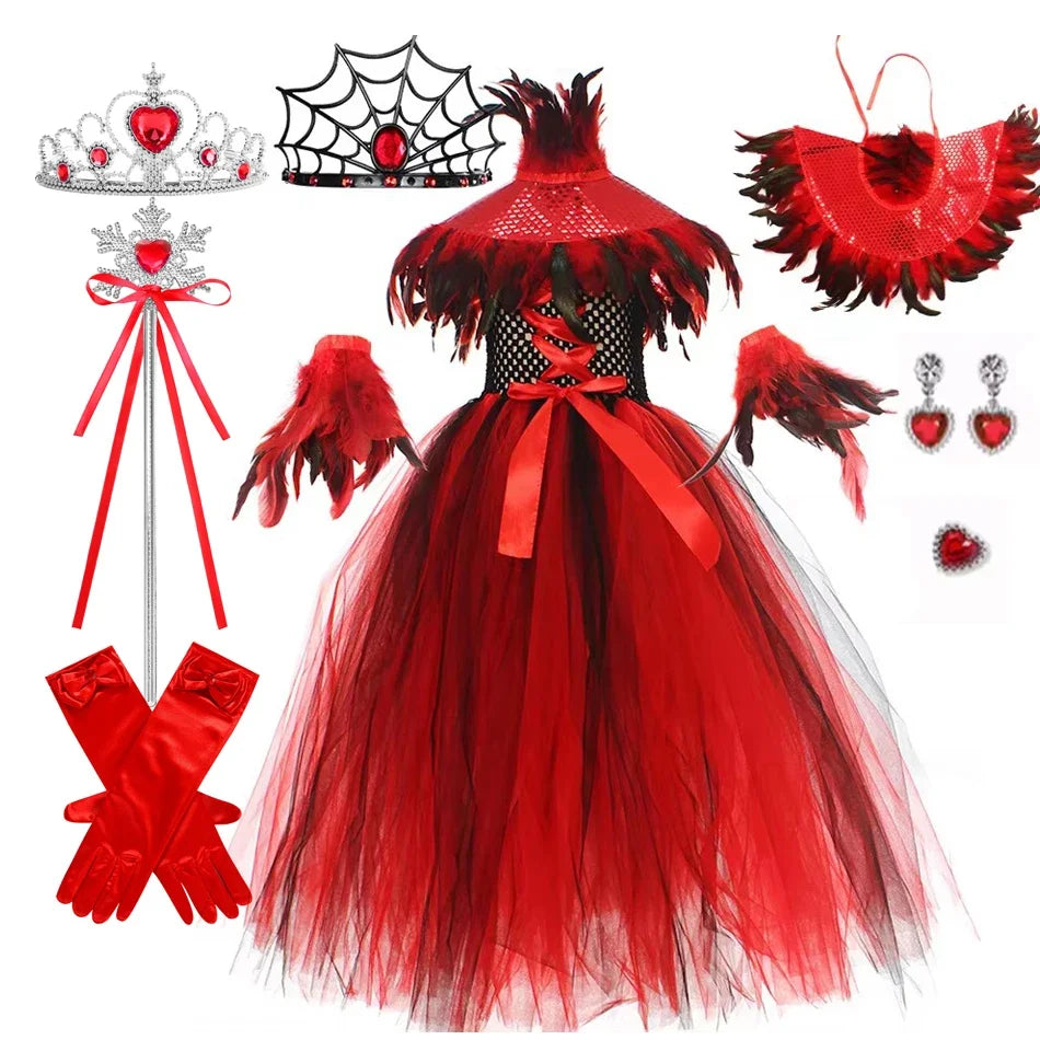 SabbaVie™ Vampire Queen Dress – Gothic Halloween Outfit