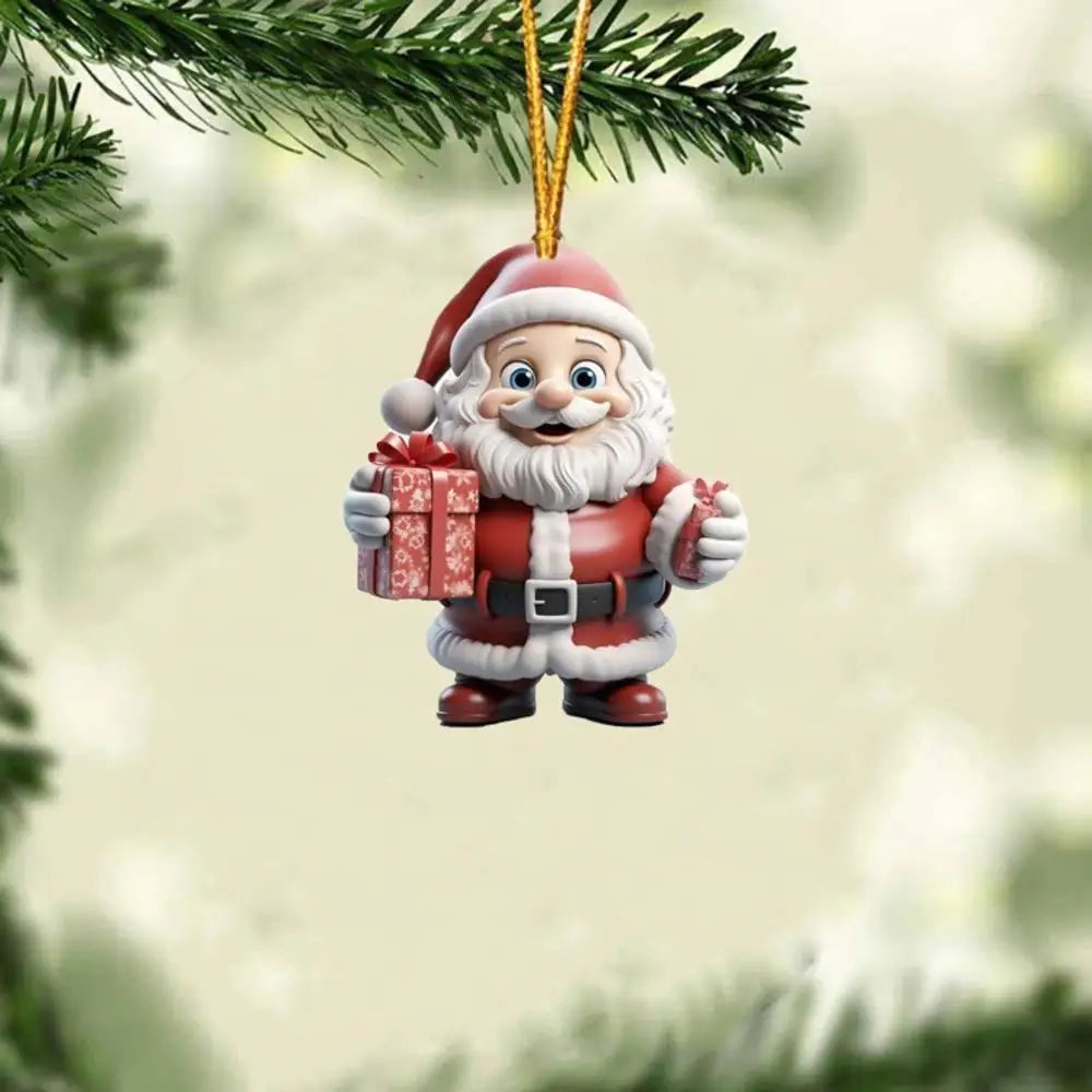 SabbaVie™ Christmas Cat Pendant Ornaments – Funny 2D Acrylic Hanging Décor