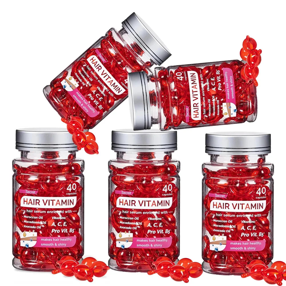 💊 SabbaVie™ Moroccan Vitamin Hair Capsules — Deep Repair & Split-End Treatment