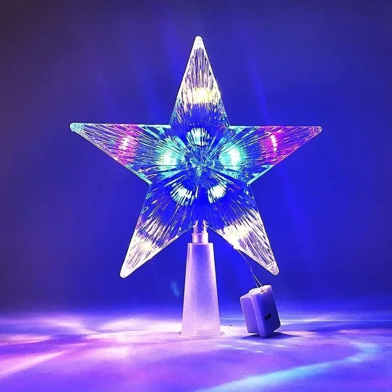 SabbaVie™ LED Mini Christmas Star Light – 15cm Holiday Table Decor