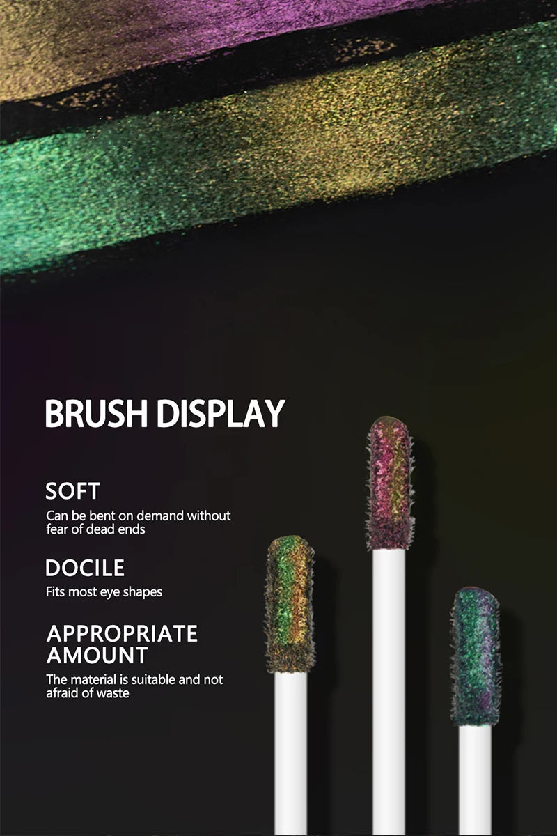 SabbaVie™ Chameleon Liquid Eyeshadow & Lip Glitter – Multi-Chrome Diamond Makeup for Eyes, Lips & Face