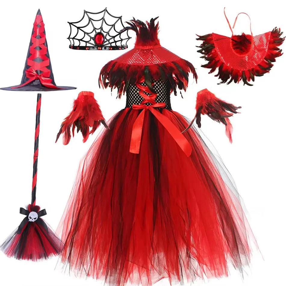 SabbaVie™ Vampire Queen Dress – Gothic Halloween Outfit
