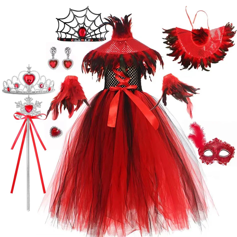 SabbaVie™ Vampire Queen Dress – Gothic Halloween Outfit