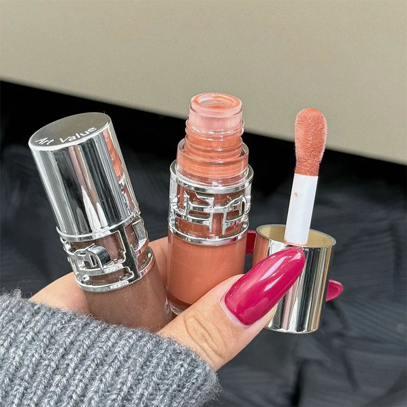 Luxury Glittering Mirror Lip Glaze – Shimmer Hydrating Lip Gloss (6 Colors) | Sold by SabbaVie™