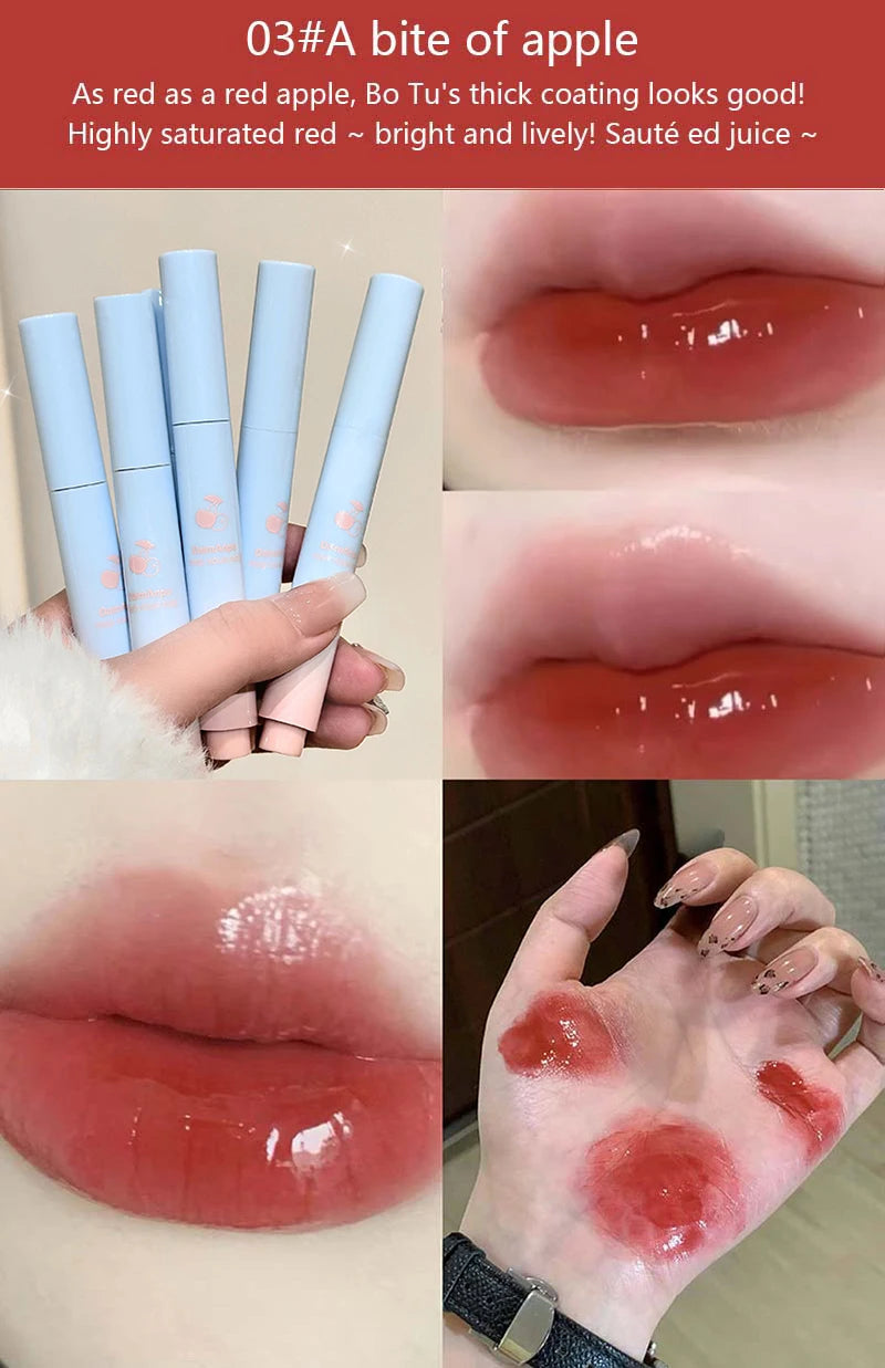 🪞 SabbaVie™ Mirror Glossy Lip Plumper – Long-Lasting Moisturizing Lip Glaze