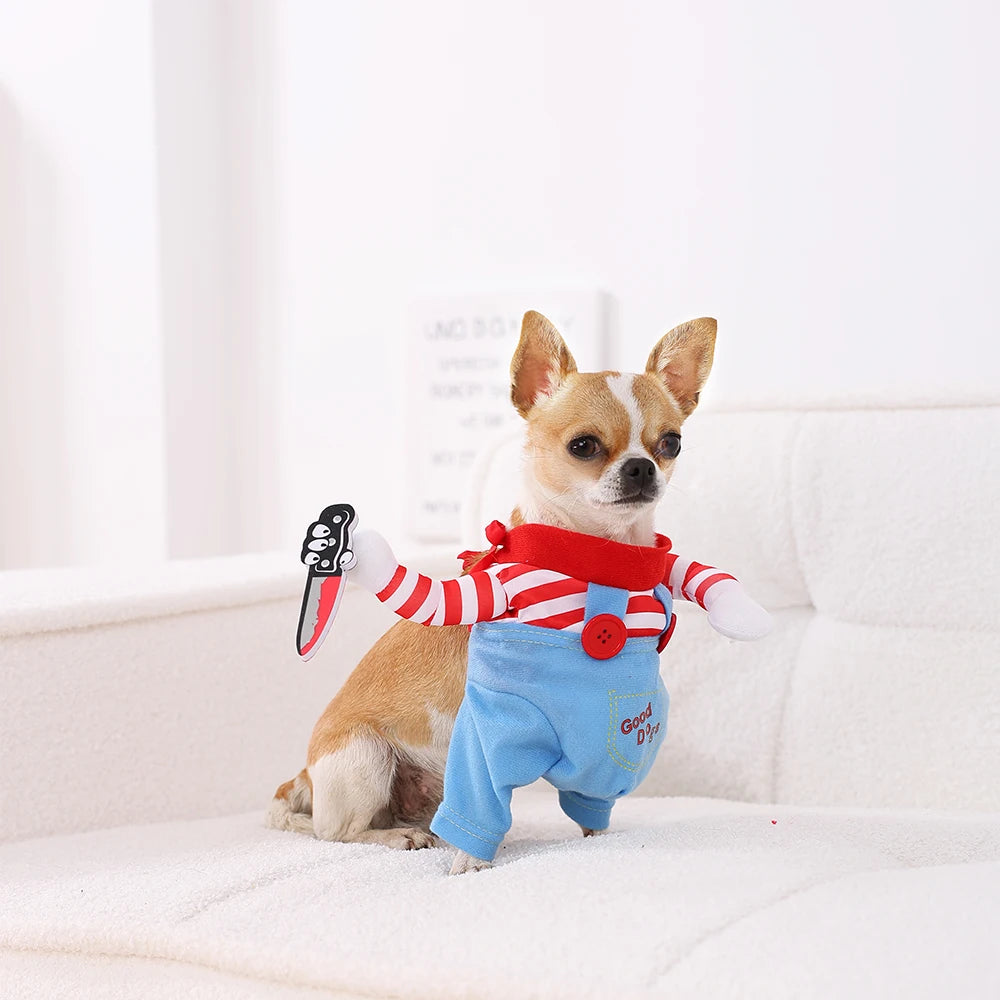 SabbaVie™ Pet Santa Costume – Christmas & Halloween Outfit for Pets