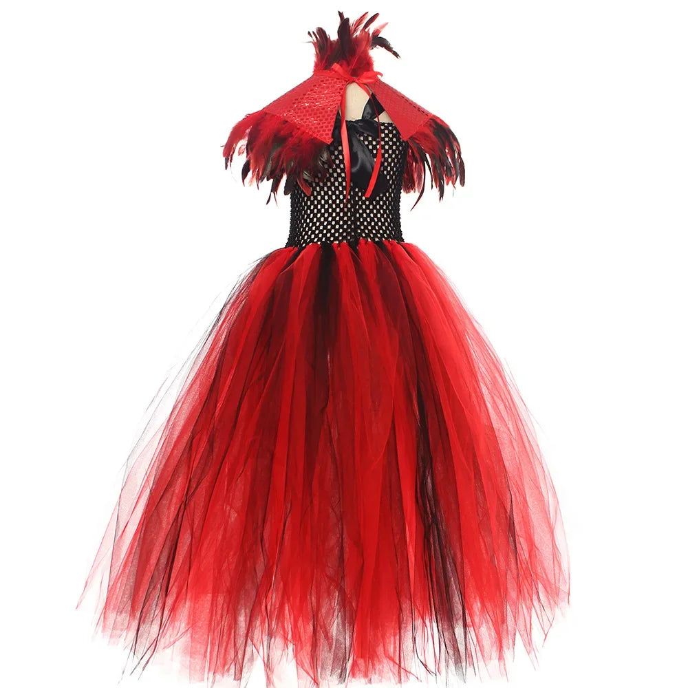 SabbaVie™ Vampire Queen Dress – Gothic Halloween Outfit