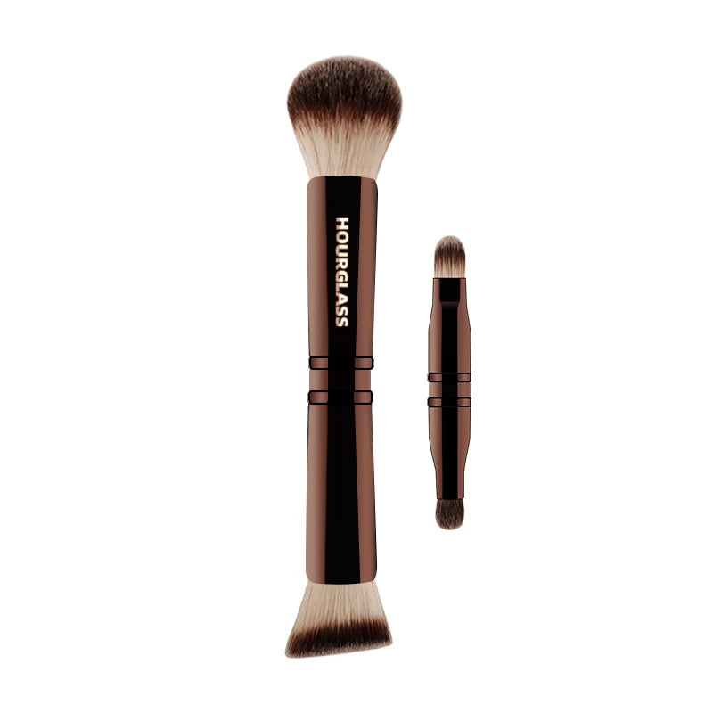 SabbaVie™ Hourglass Multifunctional Makeup Brush – Foundation, Concealer, Powder & Eyeshadow All-in-One
